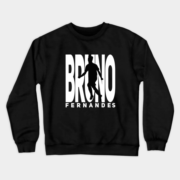 Bruno Fernandes silhouette Crewneck Sweatshirt by Ades_194